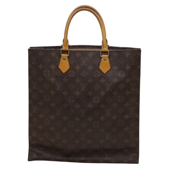 LOUIS VUITTON Monogram Sac Plat Hand Bag M51140 LV Auth yk17966 - Picture 2 of 16